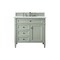 James Martin Vanities Brittany 36in Single Vanity, Sage Green w/ 3 CM Ethereal Noctis Quartz Top 650-V36-SGR-3ENC - alternate 1